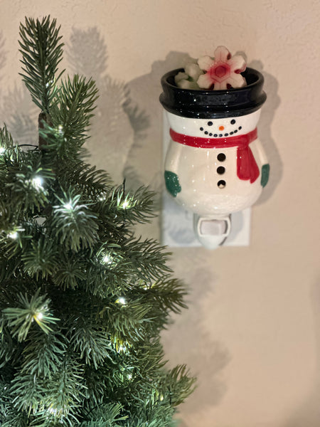 Snowy Snowman Pluggable Fragrance Warmer