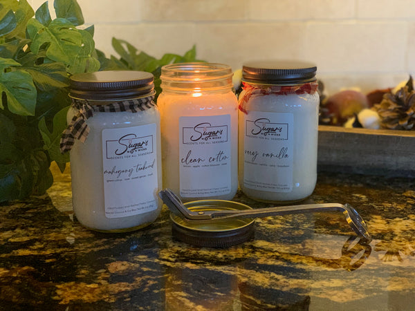 JESSIE 16 oz Mason Jar candle – Farmhouse Candle Company