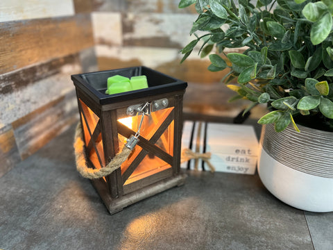 Walnut & Rope Vintage Bulb Illumination Fragrance Warmer